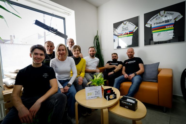 Tým prodejny Velosport Valenta